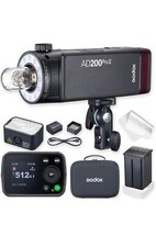 Godox AD200Pro II Auto TTL HSS 1/8000S Outdoor Led Pocket Flash Light Speedlite