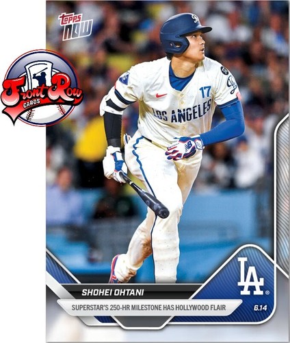 Shohei Ohtani 2025 MLB TOPPS NOW 298 250 HR Milestone