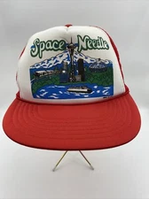Vintage Space Needle Souvenir Trucker Hat Seattle Washington Mesh Snapback