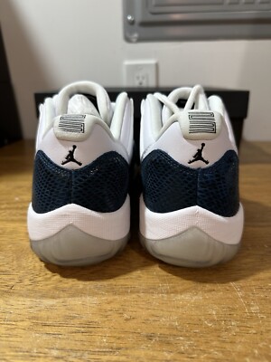 Size 7 - Jordan 11 Retro Low Snakeskin 2019 Blue White Leather