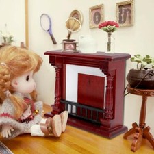 Set De Herramientas Para Chimenea En Miniatura – Escala 1:24 – Metal, Hecho A Mano – Casa De Muñecas