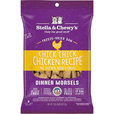 Freeze-Dried Cat Food Morsels Premium Chicken Recipe Grain-Free Dinner for