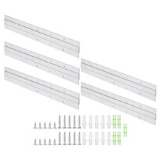 10 Pair French Cleat Picture Hanger, 12 Inch Heavy Duty Aluminum Z Bar Clip