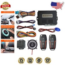 Car Keyless Entry Remote Start Push Button Start Stop Ignition System