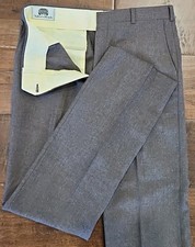 Vintage 1970s Mens TAILOR'S BENCH Dress Pants Disco Mode Wool 34 34 Preppy 