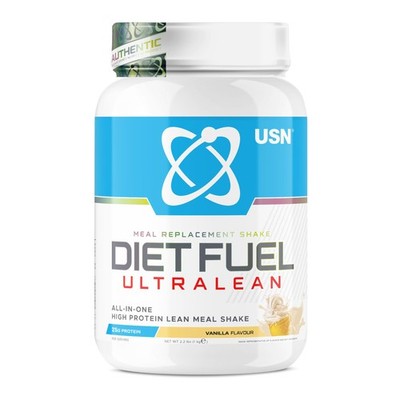 USN I Diet Fuel Ultralean Mahlzeitenersatz Shake 1 kg (1er Pack), Vanille 