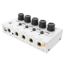  Table de mixage audio 4 canaux pour enregistrement studio et streaming en