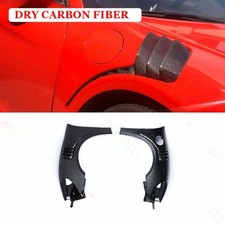 For Porsche 718 2016-2021 Dry Carbon Fiber Front Fender Side Vent Garnish Trim