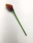 3 Vintage 11" Murano style Hand Blown Glass Flower Decor