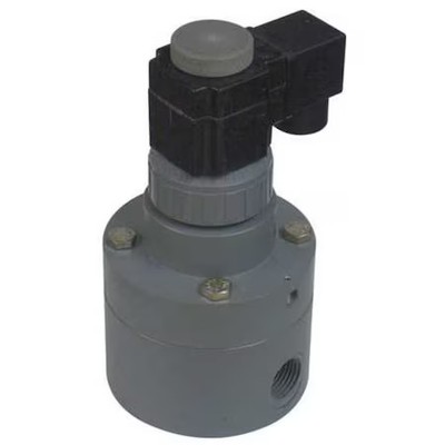 Plast-O-Matic Ps150epw11-120/60-Pv Solenoid Valve, 2-Way, 2-Position, Normally