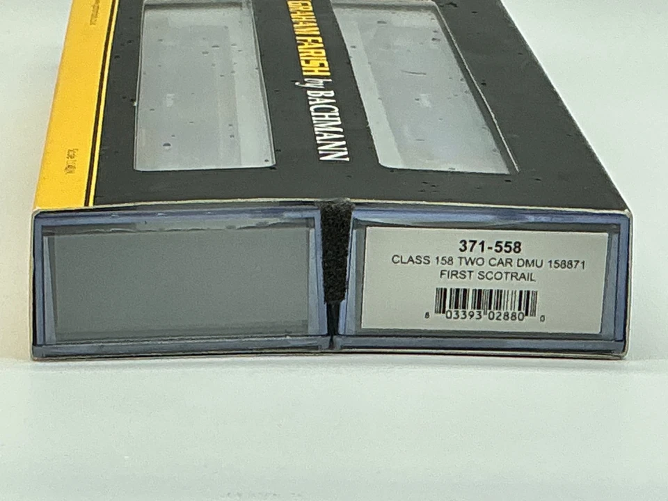 Graham Farish 371-558 N GAUGE Class 158 2 Car DMU 158871 ScotRail BOXED NEW - Image 4 of 4