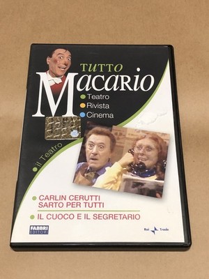 DVD ALLES MACARIO CARLIN CERUTTI SCHNEIDER FÜR ALLE KOCH UND SEKRETÄR