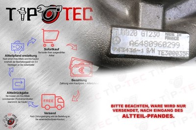 Turbolader A6480960299 743436 MERCEDES BENZ E KLASSE S320 CDI 320CDi 280CDi 6480