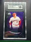 Shohei Ohtani 2022 Topps Chrome Black Purple Refractor 81/150 Angels PSA 10