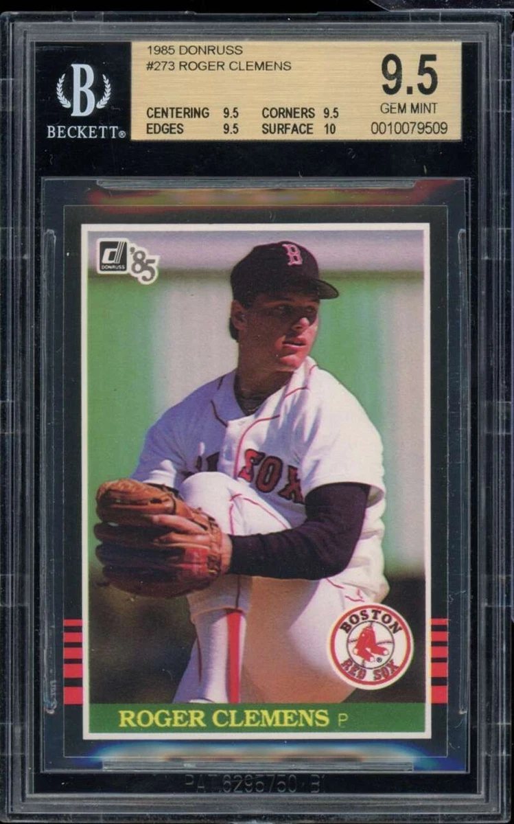 Roger Clemens Baseball Grade 9.5 Rookie Sports Trading Cards