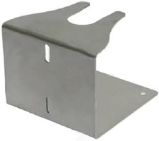 Piastra staffa supporto acciaio INOX per riempimento bag in box vino olio sacchi