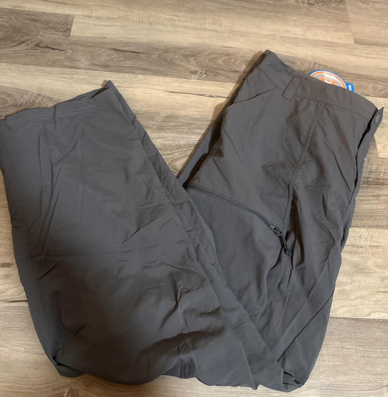 NWT Columbia Palm Peak II Pant PFG Fishing Outdoor Nylon Grey Men's 44/32 Hiking