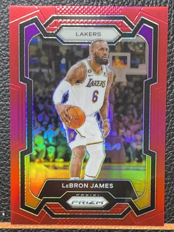 LeBron James 2023-24 Panini Prizm Red /299 #63