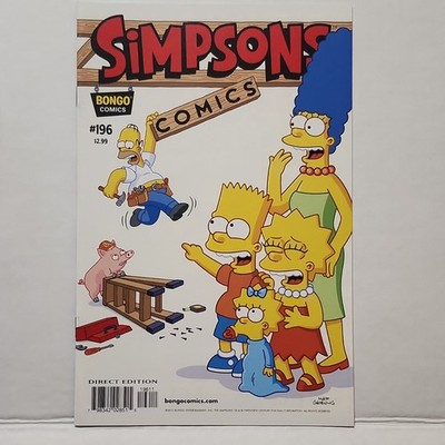 Simpsons (2012) #196 - Direct Edition - Comic Book - Bongo Comics NM Condition!