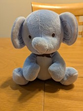 Fisher Price Elephant Plush Stuffed Animal Baby Infant Boys Toy Lovey Small 6"
