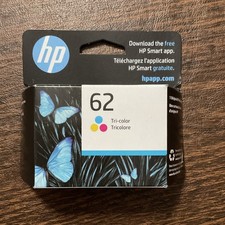 HP 62 Tri-Color Genuine Original Ink Cartridge C2P06AN Inkjet For HP Printer