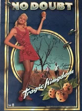 NO DOUBT (SIGNED by everyone in the band) On TRAGIC KINGDOM Tour October 1995