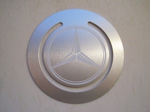 Rare Mercedes Benz Logo Metal Bookmark Money Clip Thin Lightweight Metal Vintage