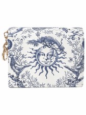 Dior Toile de Jouy Soleil Leather Multicolor Bifold Wallet