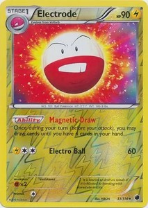 Electrode - 33/116 - Pokemon Plasma Freeze Black White Reverse Holo Rare Card LP