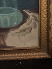 Antique Signed Art Nouveau DECO Still Life ~ART POTTERY~ Painting Framed — photo 7