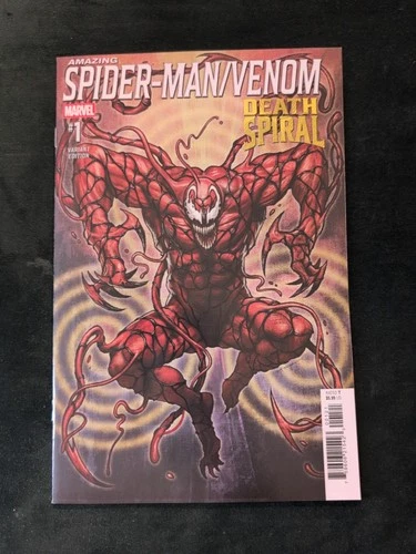 SPIDER-MAN / VENOM DEATH SPIRAL #1 VARIANT SPIDERMAN CARNAGE