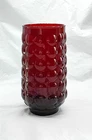 Vintage Anchor Hocking · Bubble Ruby · Lemonade Tumbler · 5 ¾ in. · 16 oz.