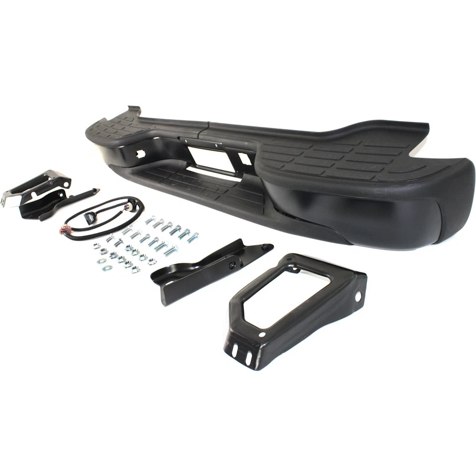 Step Bumper For Chevrolet Tahoe 2000-2006 Rear Black - Image 2 of 4