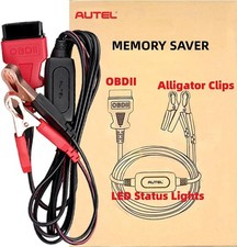 AUTEL MaxiBAS BTMS OBDII Battery Tester Memory Saver Polarity-Protected Cable