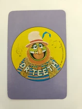 vintage swap playing cards  1980 HENSEN & ASSOCIATES DR TEETH