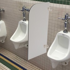 Urinal Screen Toilet Partition, Wall-Mounted Men Urinal Partition Screen, Urinal