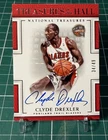 2016-17 Panini Clyde Drexler Portland Trailblazers On Card Auto 34/49