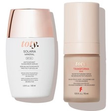 Toty ALWAYS BONITA Kit Solaria Mineral 1.69oz, Correct Serum 0.5oz  Bag SEALED
