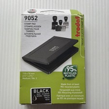 Trodat 9052 Stamp Pad Black Medium 110x70mm 95 Recycled Plastic