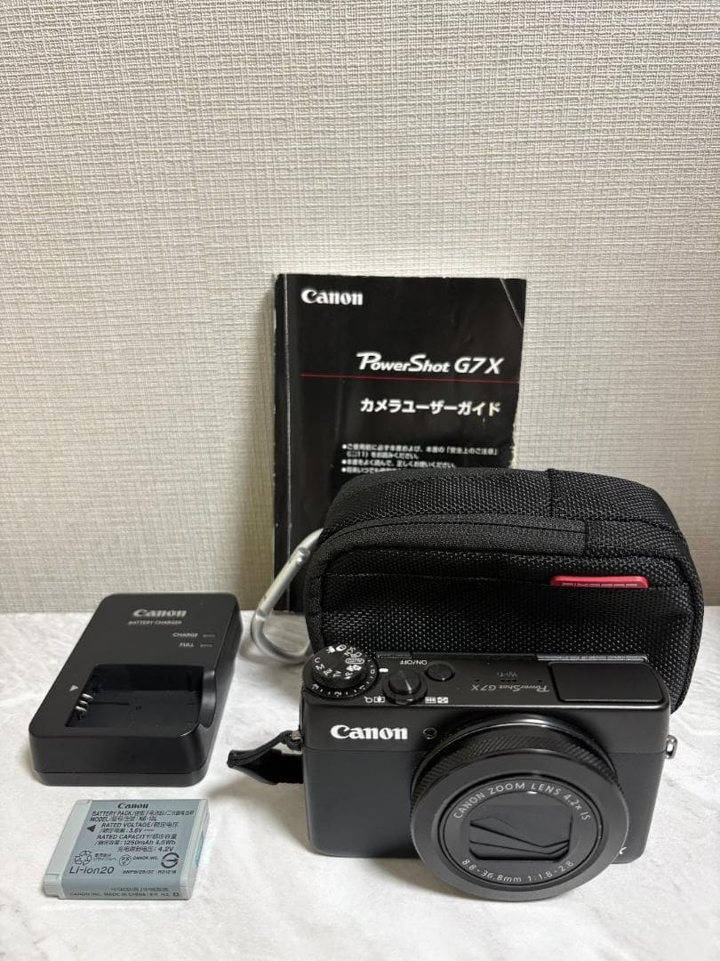 Canon Digital Camera PowerShot G7X Black 4.2x Optical Zoom 1.0