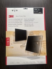 New 3M LCD Monitor 17 Screen Privacy Computer Filter, Black Pf17.0