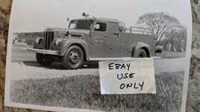 Original 8x10 Maxim factory fire truck photo Lexington VIRGINIA VA 1940s