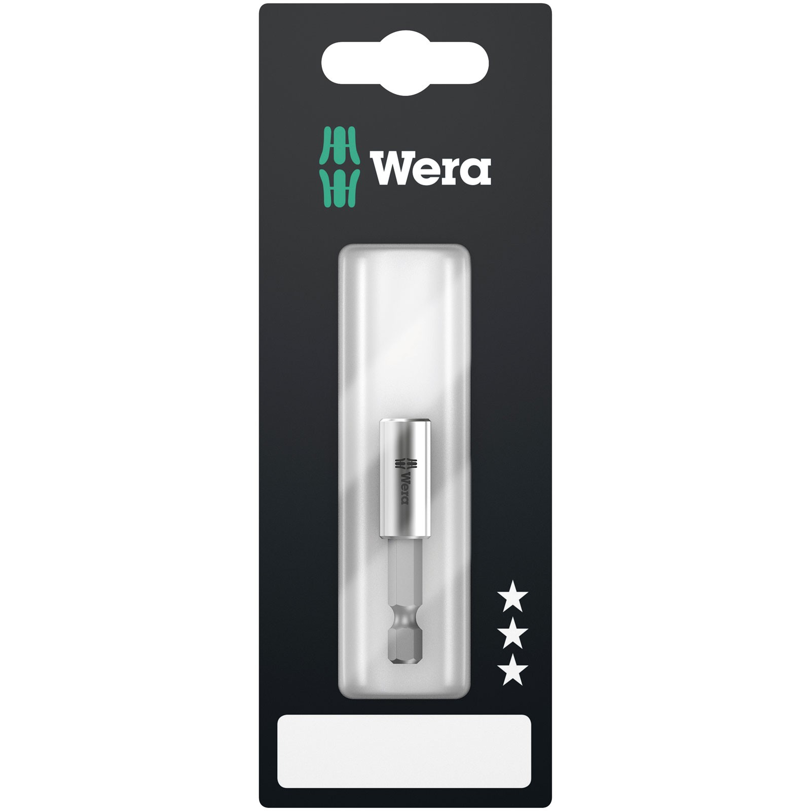 Wera 893/4/1K Stainless Universal Bit Holder with Strong Magnet