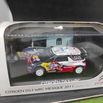 1/43 Norev Citroen DS 3 #1 WRC rallye du Mexique 2011 Loeb neuf - Photo 1/4