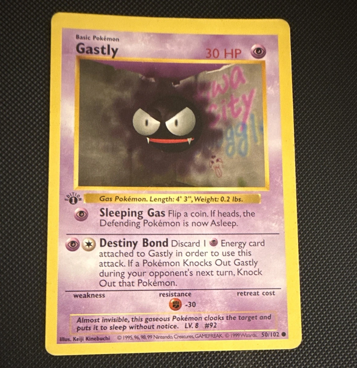 ゴース　PSA9 Gastly Shadowless 1999 Pokemon ゴース PSA9 Gastly Shadowless 1999 Pokemon 1999 Pokemon Base Set
