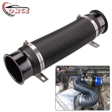 76MM Car Cold Air Turbo Intake Inlet Pipe Adjustable Flexible Duct Tube Hose