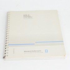 Wandel & Goltermann SPM-16 Service Manual