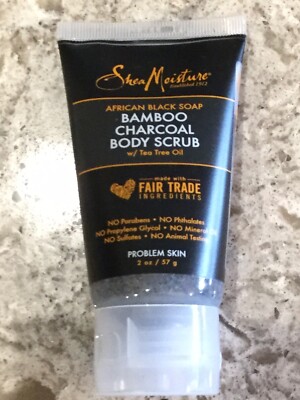 shea moisture black soap scrub