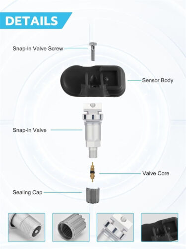 4x For Mazda 2 3 5 6 CX-7 CX-9 MX-5 UPGRADE BBM237140B TPMS Tire Pressure Sensor - Picture 4 of 6