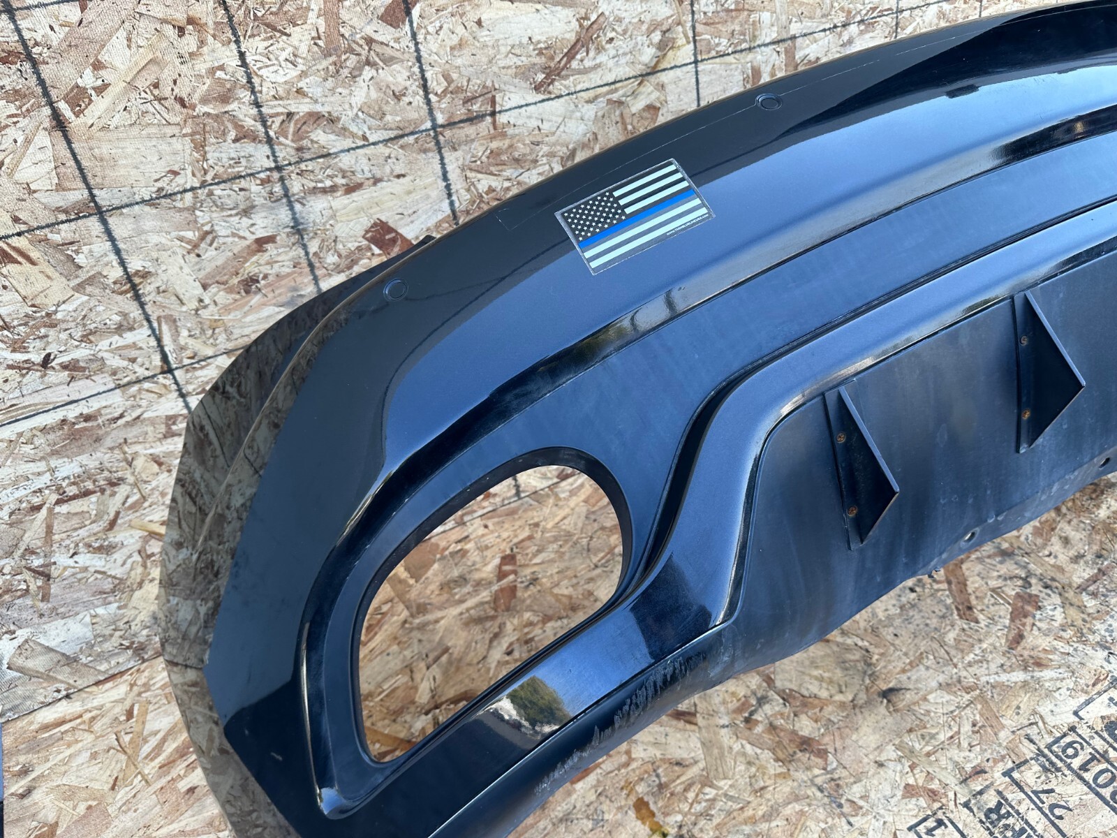 REAR BUMPER COVER ASSEMBLY W/PARK ASSIST 08-19 MASERATI GRANTURISMO M145